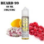 No- 99 Beard 60ML E Juice Dubai – Lemon Raspberry Cookie Flavor