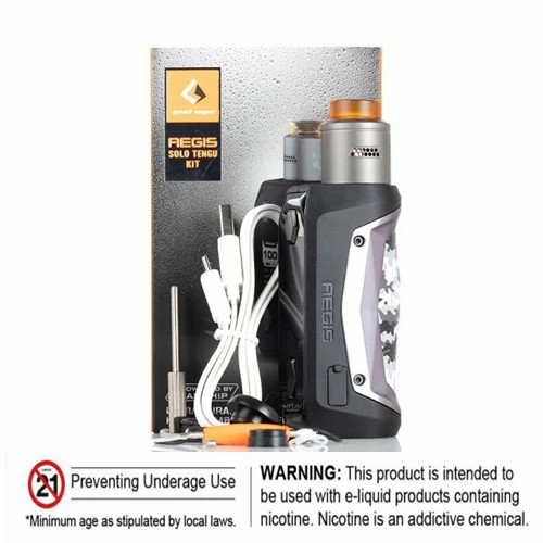 Geek Vape Aegis Solo Kit with Tengu RDA – Dubai 100W Vape Mod - Image 2