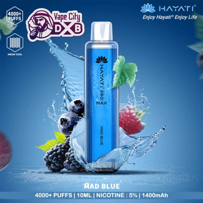 Hayati Pro Max 4000 Puffs Disposable Vape Dubai UAE – Fruity Flavor Vape