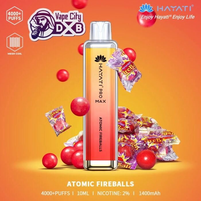 Hayati Pro Max 4000 Puffs Disposable Vape Dubai UAE – Fruity Flavor Vape