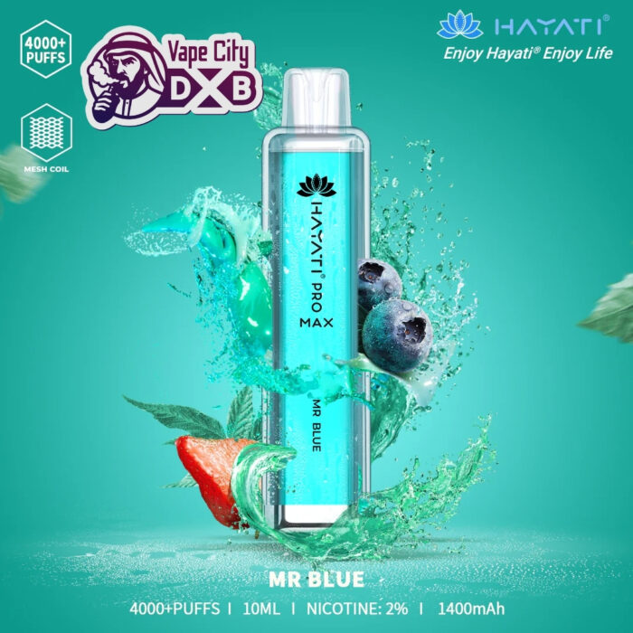 Hayati Pro Max 4000 Puffs Disposable Vape Dubai UAE – Fruity Flavor Vape