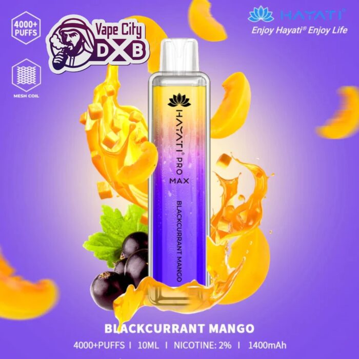 Hayati Pro Max 4000 Puffs Disposable Vape Dubai UAE – Fruity Flavor Vape