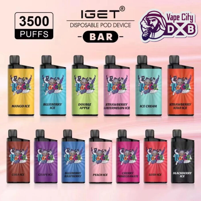IGET BAR 3500 Puffs Disposable Vape – 5% Nicotine Vape Dubai UAE