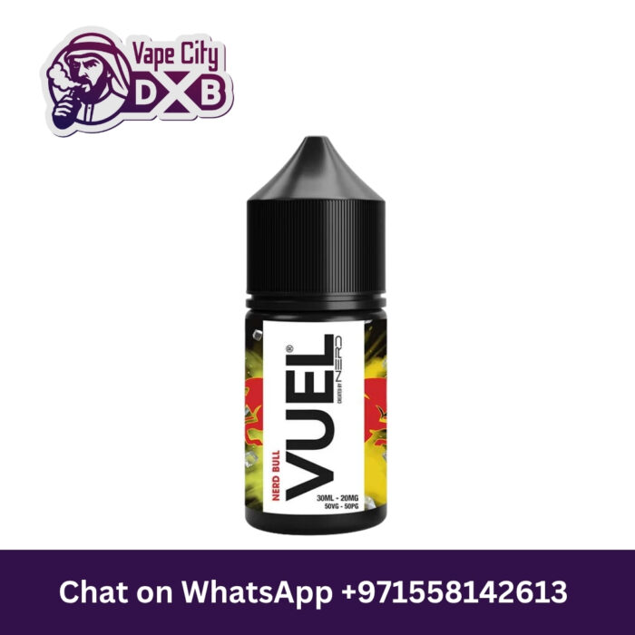 Salt Nicotine Vape Dubai – Vuel Nerd 30ml E-Liquid Bottle