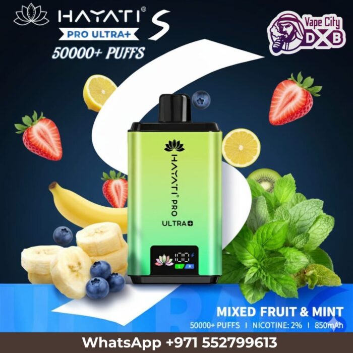 Hayati Pro Ultra+ S 50000 Puffs | Dual Flavour Vape | Dubai UAE